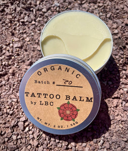 Organic Tattoo Balm by LBC - Natural (Unscented)